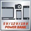 Nabíječka a Power bank CC-JS 12 Einhell Classic
