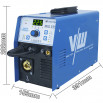 Svářecí invertor VECTOR MIG 225 Synergic + kabely + hořák + ventil + láhev CO2 plná