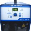 VECTOR MIG 295 (400V) + kabely + hořák + ventil + láhev CO2 plná