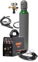 HOMER T 160 HF PULSE + kabely + hořák TIG + ventil + láhev ARGON plná